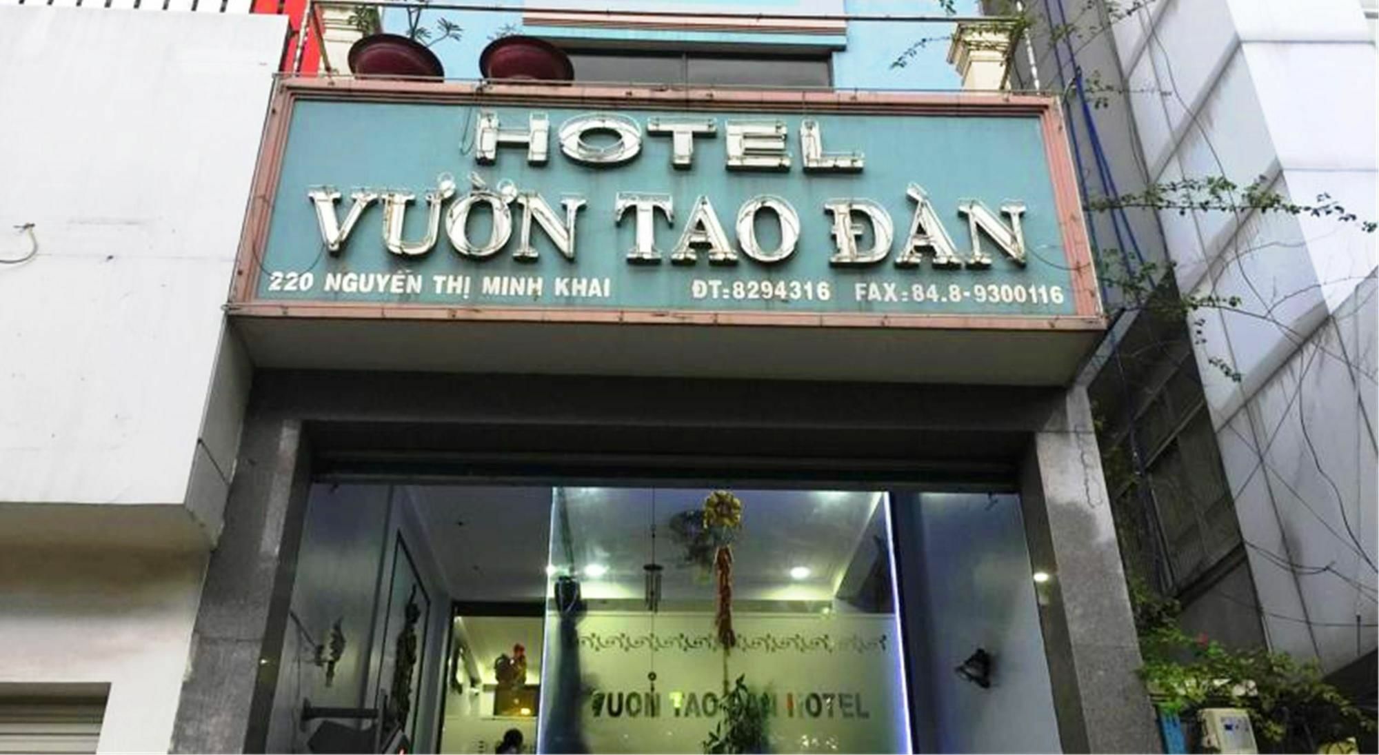 Vuon Tao Dan Hotel Ho Si Minh-város Kültér fotó